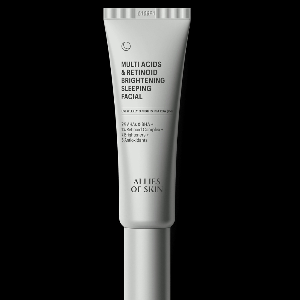 Allies of Skin Multi Acids & Retinoid Brightening Sleeping Facial *NIB RTV$100* - Picture 2 of 4